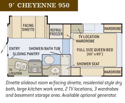 Alpenlite 950 Floor Plan