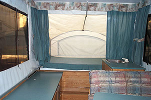 18 tent trailer interior