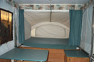 18 tent trailer interior