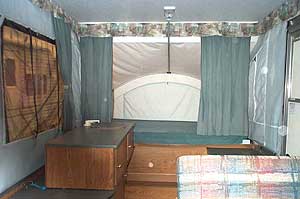 21 Tent trailer interior