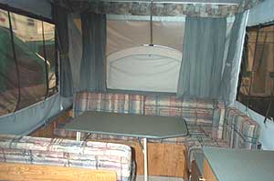 21 tent trailer interior