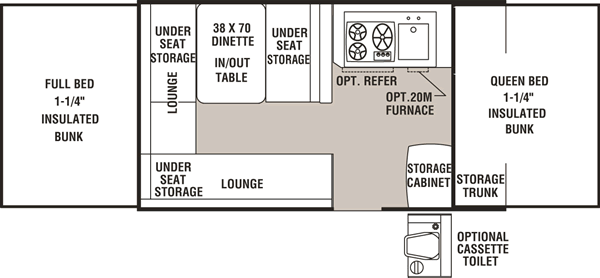 Viking 2106st folding tent trailer